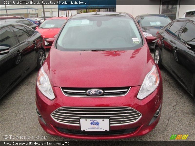 Ruby Red / Medium Light Stone 2014 Ford C-Max Energi