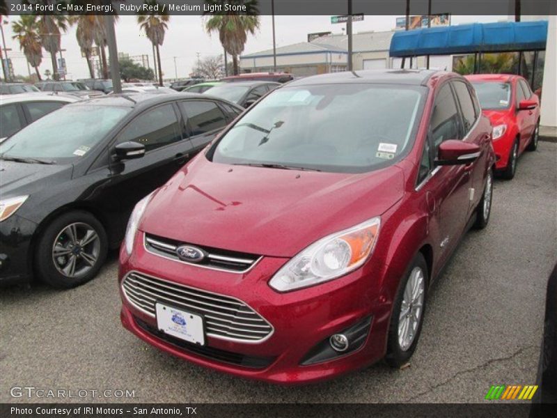 Ruby Red / Medium Light Stone 2014 Ford C-Max Energi
