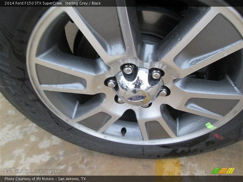 Sterling Grey / Black 2014 Ford F150 STX SuperCrew