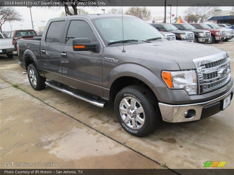 Sterling Grey / Steel Grey 2014 Ford F150 XLT SuperCrew