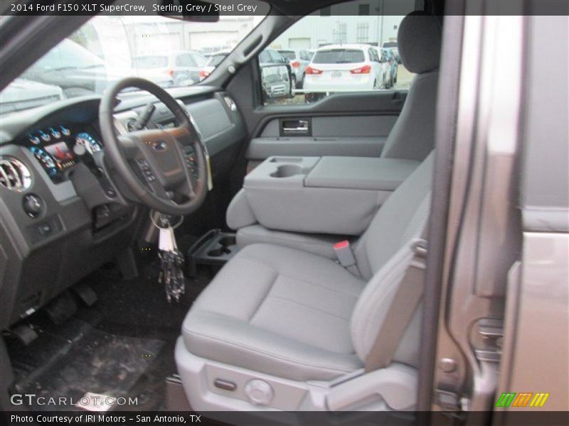 Sterling Grey / Steel Grey 2014 Ford F150 XLT SuperCrew
