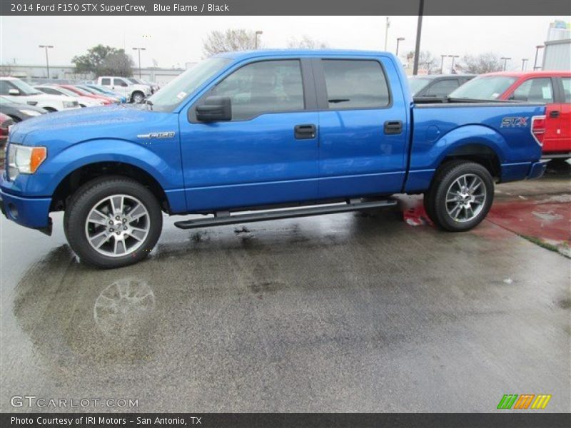 Blue Flame / Black 2014 Ford F150 STX SuperCrew