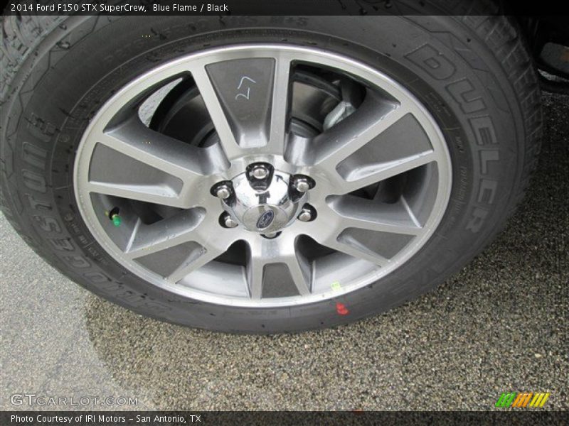 Blue Flame / Black 2014 Ford F150 STX SuperCrew