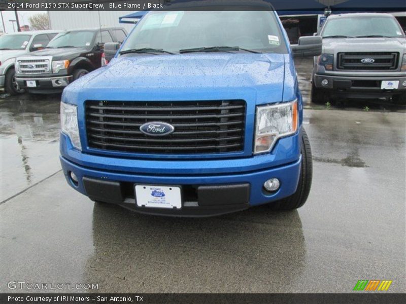 Blue Flame / Black 2014 Ford F150 STX SuperCrew