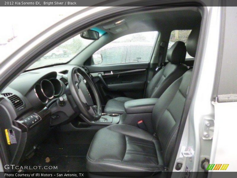 Bright Silver / Black 2012 Kia Sorento EX