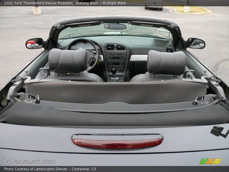 Evening Black / Midnight Black 2002 Ford Thunderbird Deluxe Roadster