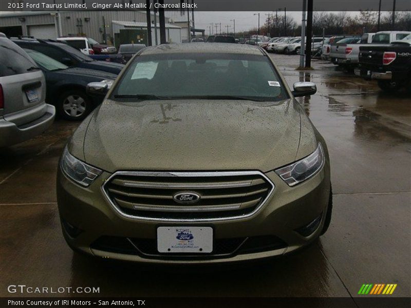 Ginger Ale Metallic / Charcoal Black 2013 Ford Taurus Limited
