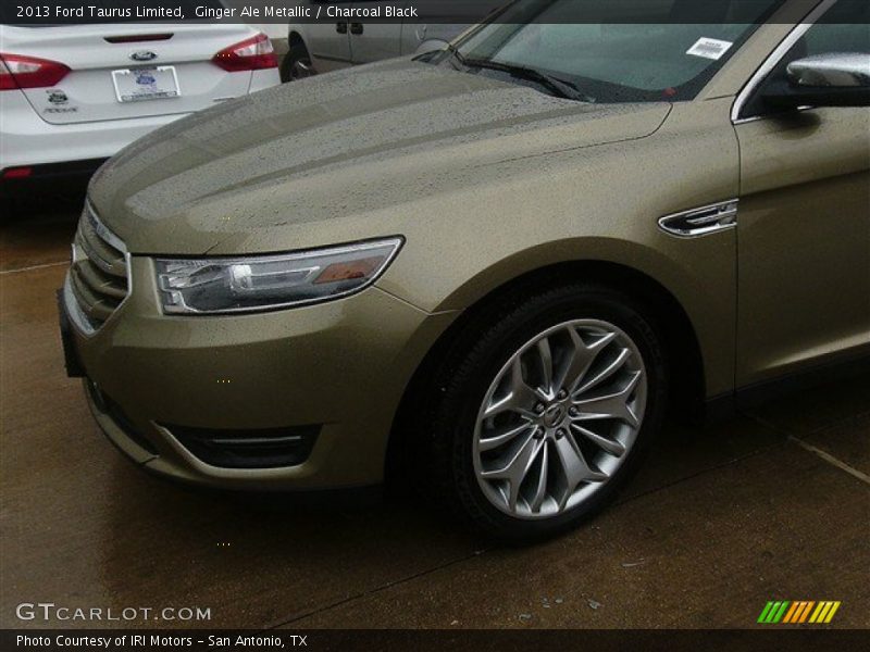 Ginger Ale Metallic / Charcoal Black 2013 Ford Taurus Limited