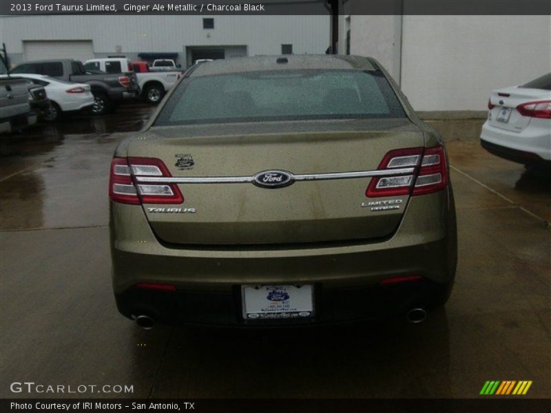 Ginger Ale Metallic / Charcoal Black 2013 Ford Taurus Limited
