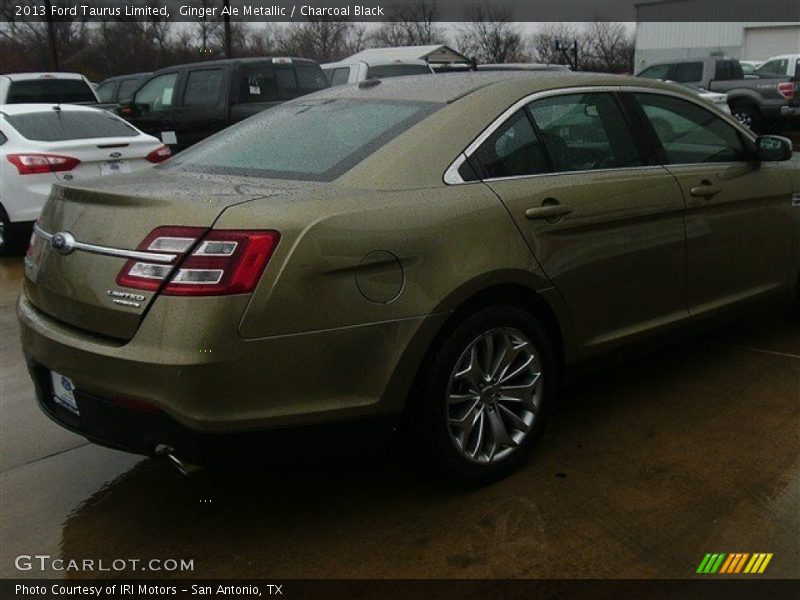 Ginger Ale Metallic / Charcoal Black 2013 Ford Taurus Limited