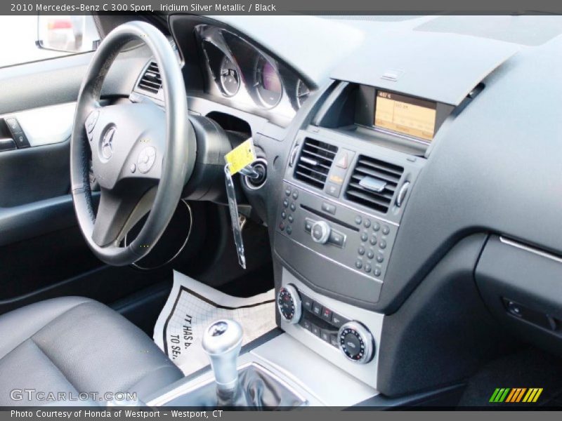 Iridium Silver Metallic / Black 2010 Mercedes-Benz C 300 Sport
