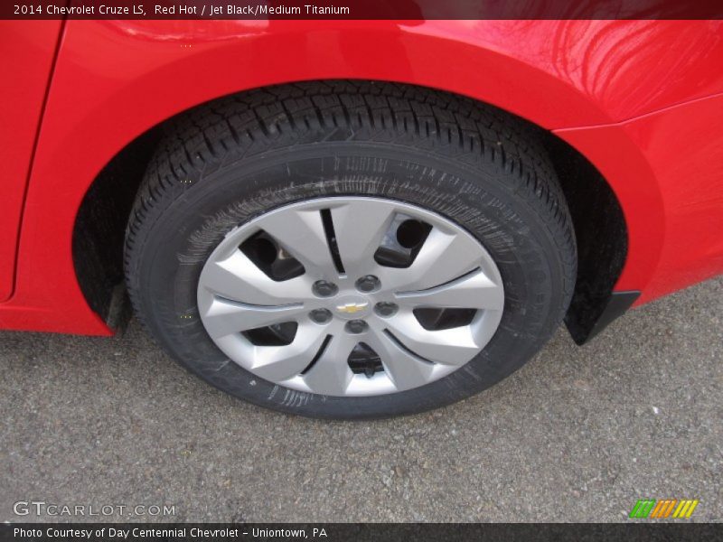 Red Hot / Jet Black/Medium Titanium 2014 Chevrolet Cruze LS