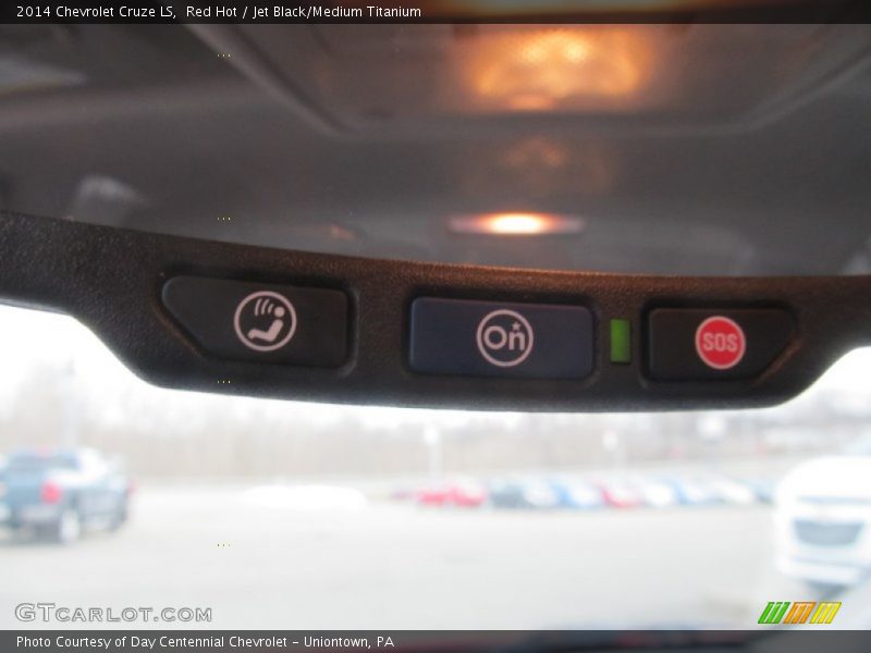 Red Hot / Jet Black/Medium Titanium 2014 Chevrolet Cruze LS