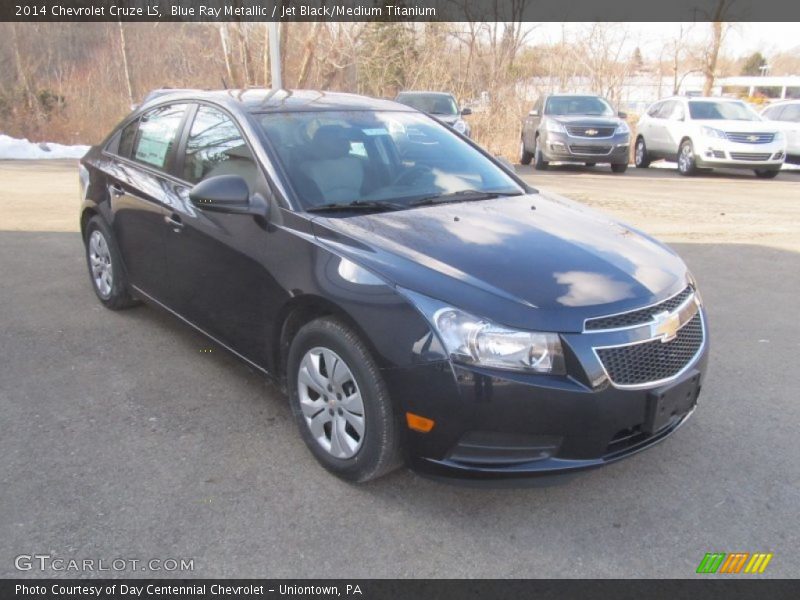 Blue Ray Metallic / Jet Black/Medium Titanium 2014 Chevrolet Cruze LS