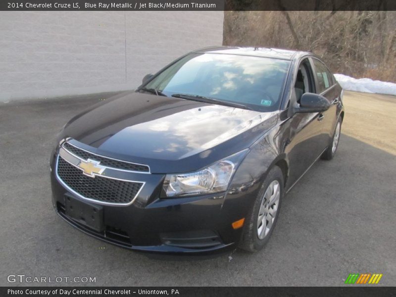 Blue Ray Metallic / Jet Black/Medium Titanium 2014 Chevrolet Cruze LS