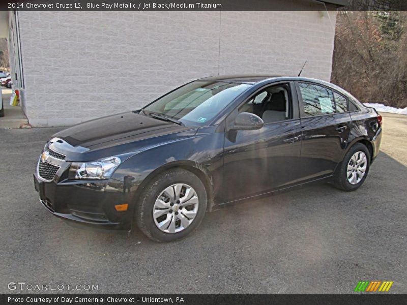 Blue Ray Metallic / Jet Black/Medium Titanium 2014 Chevrolet Cruze LS