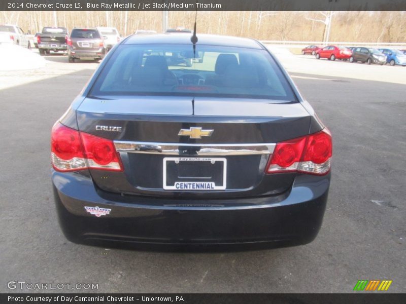 Blue Ray Metallic / Jet Black/Medium Titanium 2014 Chevrolet Cruze LS