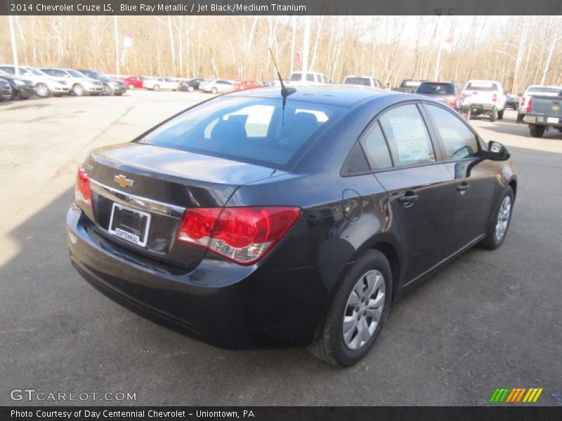 Blue Ray Metallic / Jet Black/Medium Titanium 2014 Chevrolet Cruze LS