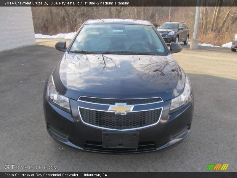 Blue Ray Metallic / Jet Black/Medium Titanium 2014 Chevrolet Cruze LS
