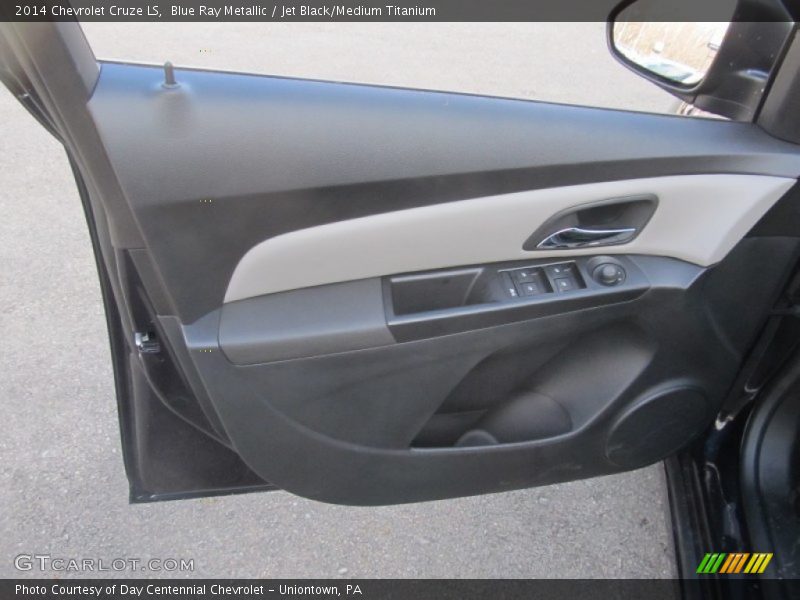 Blue Ray Metallic / Jet Black/Medium Titanium 2014 Chevrolet Cruze LS