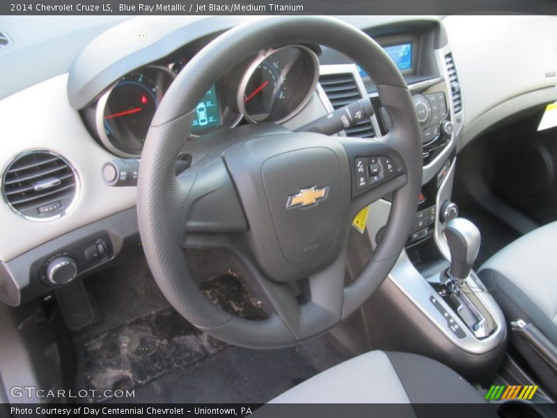 Blue Ray Metallic / Jet Black/Medium Titanium 2014 Chevrolet Cruze LS