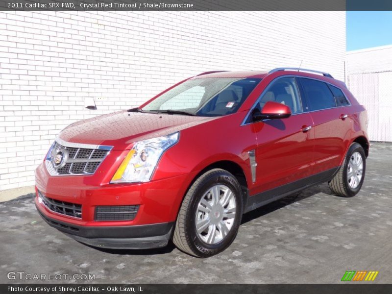 Crystal Red Tintcoat / Shale/Brownstone 2011 Cadillac SRX FWD