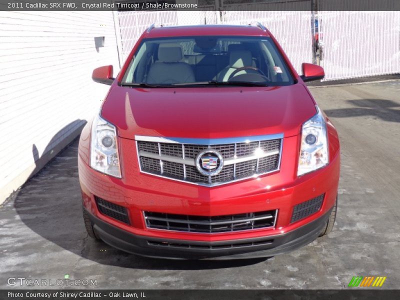 Crystal Red Tintcoat / Shale/Brownstone 2011 Cadillac SRX FWD