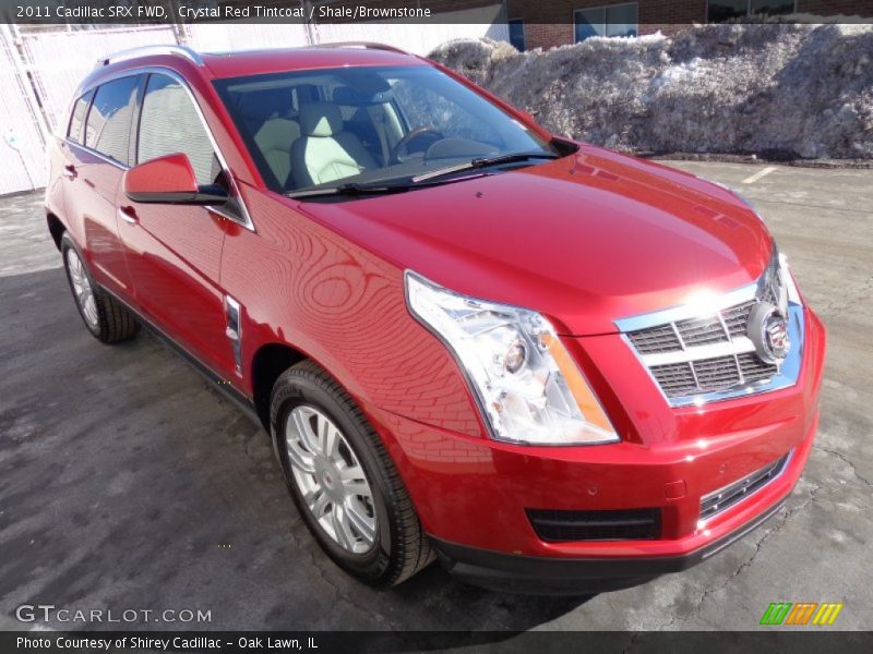 Crystal Red Tintcoat / Shale/Brownstone 2011 Cadillac SRX FWD