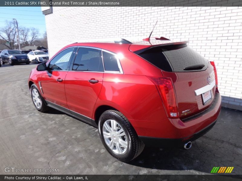 Crystal Red Tintcoat / Shale/Brownstone 2011 Cadillac SRX FWD