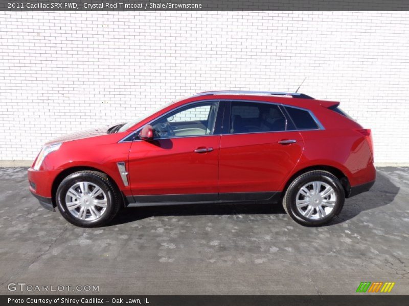 Crystal Red Tintcoat / Shale/Brownstone 2011 Cadillac SRX FWD