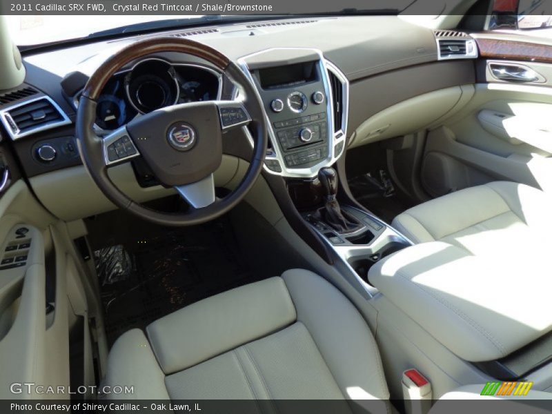 Crystal Red Tintcoat / Shale/Brownstone 2011 Cadillac SRX FWD
