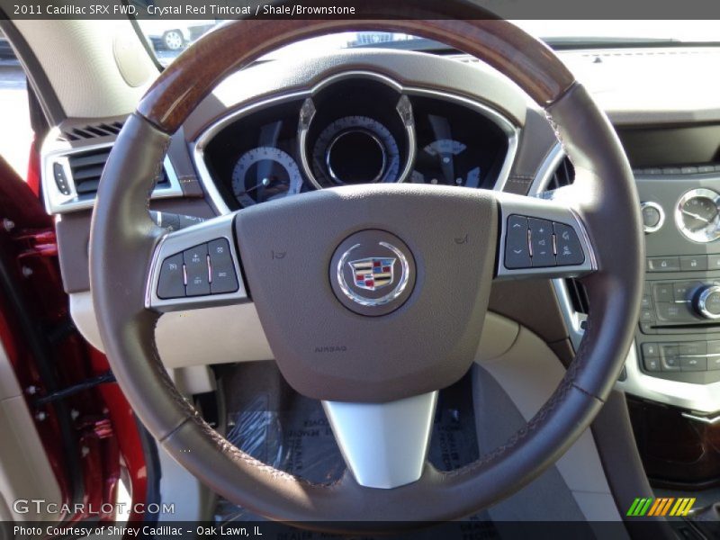 Crystal Red Tintcoat / Shale/Brownstone 2011 Cadillac SRX FWD