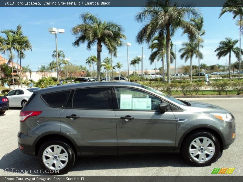 Sterling Gray Metallic / Charcoal Black 2013 Ford Escape S