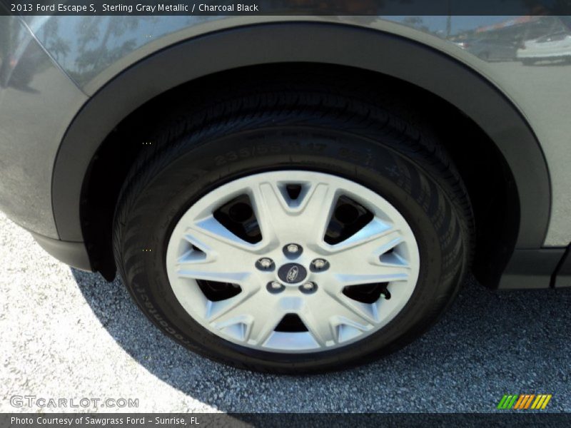 Sterling Gray Metallic / Charcoal Black 2013 Ford Escape S
