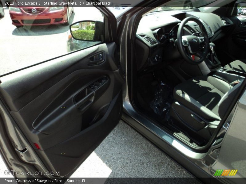 Sterling Gray Metallic / Charcoal Black 2013 Ford Escape S