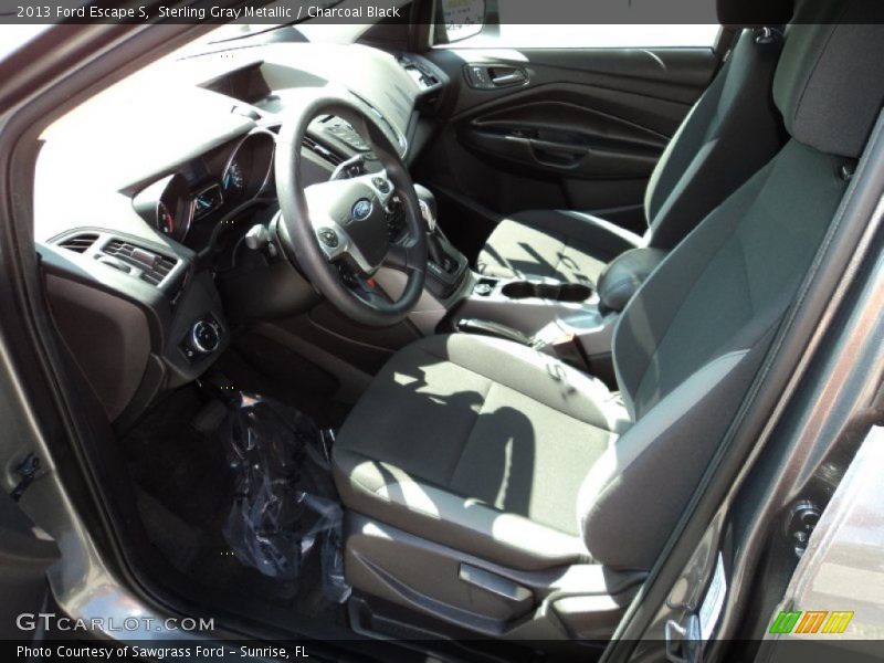 Sterling Gray Metallic / Charcoal Black 2013 Ford Escape S