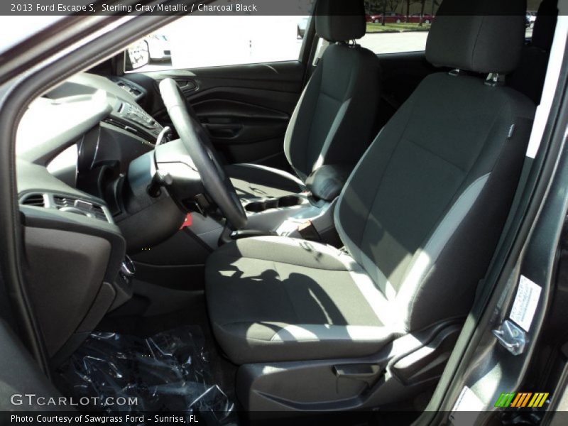 Sterling Gray Metallic / Charcoal Black 2013 Ford Escape S