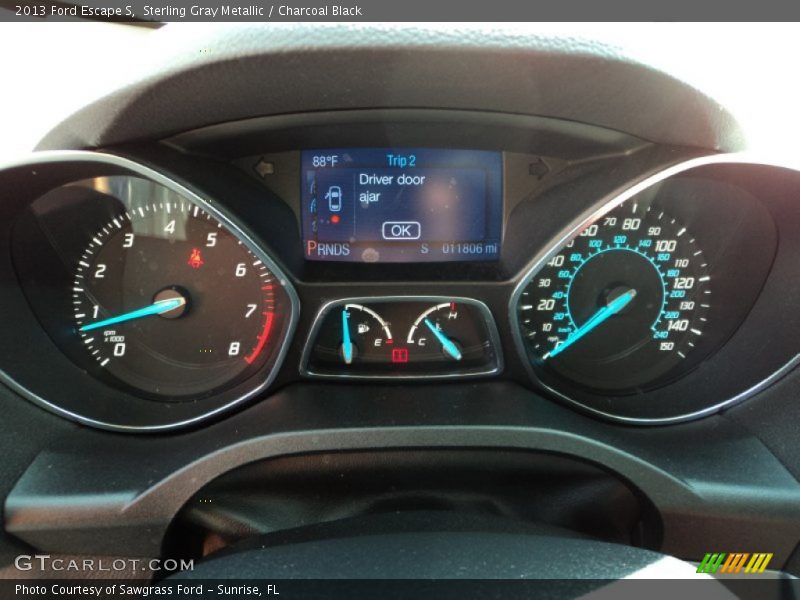 Sterling Gray Metallic / Charcoal Black 2013 Ford Escape S