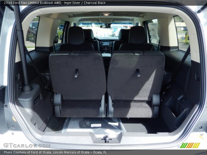 Ingot Silver / Charcoal Black 2014 Ford Flex Limited EcoBoost AWD