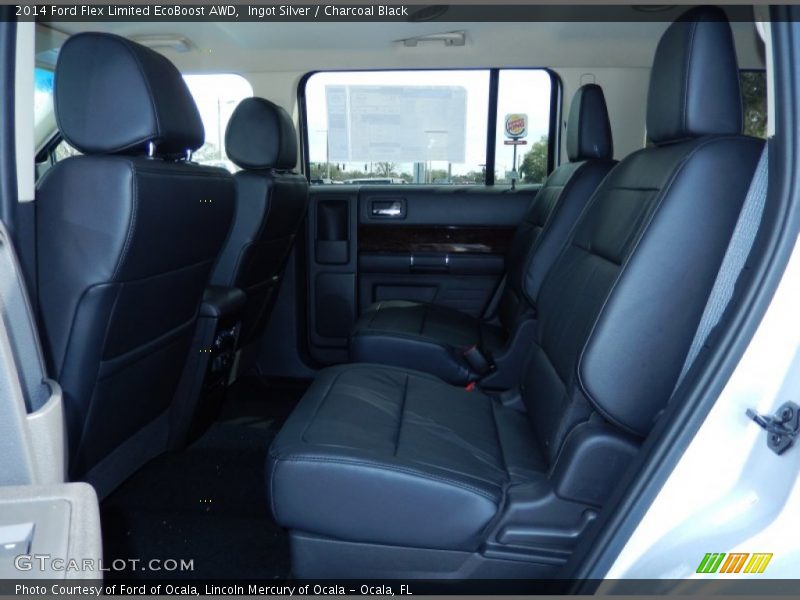 Ingot Silver / Charcoal Black 2014 Ford Flex Limited EcoBoost AWD