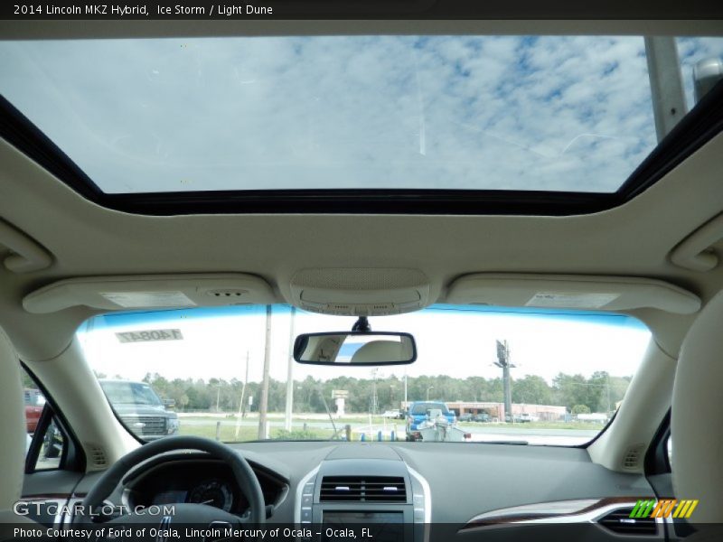 Ice Storm / Light Dune 2014 Lincoln MKZ Hybrid
