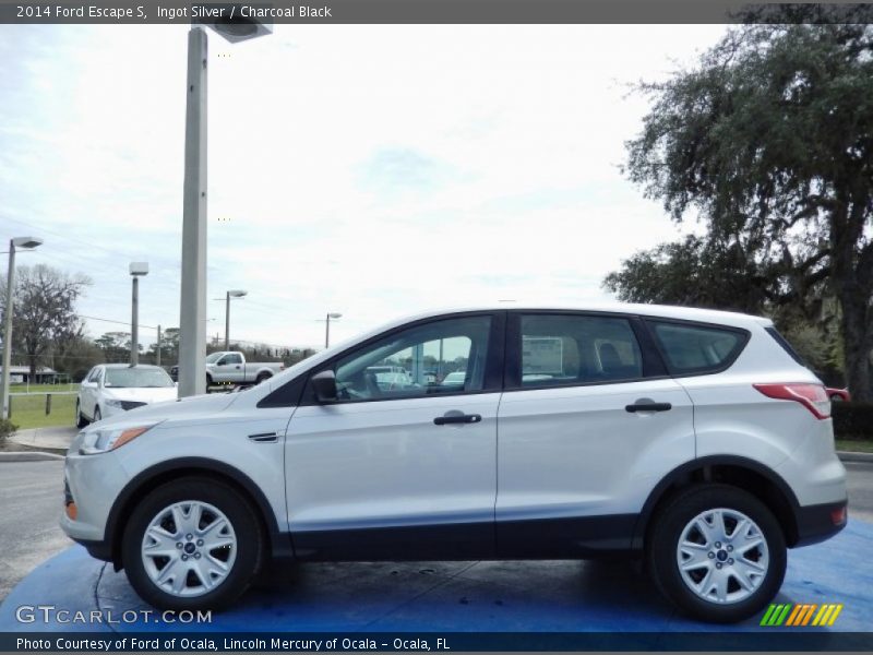 Ingot Silver / Charcoal Black 2014 Ford Escape S