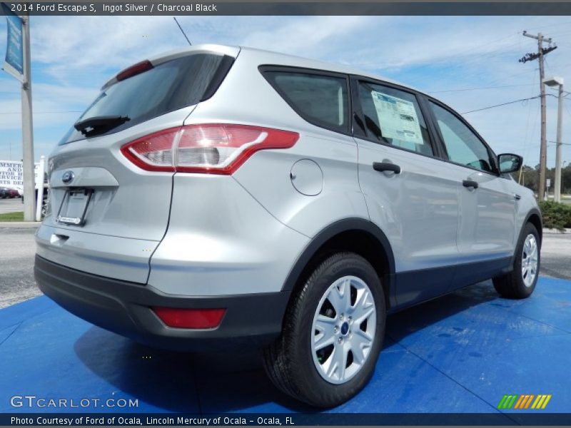 Ingot Silver / Charcoal Black 2014 Ford Escape S