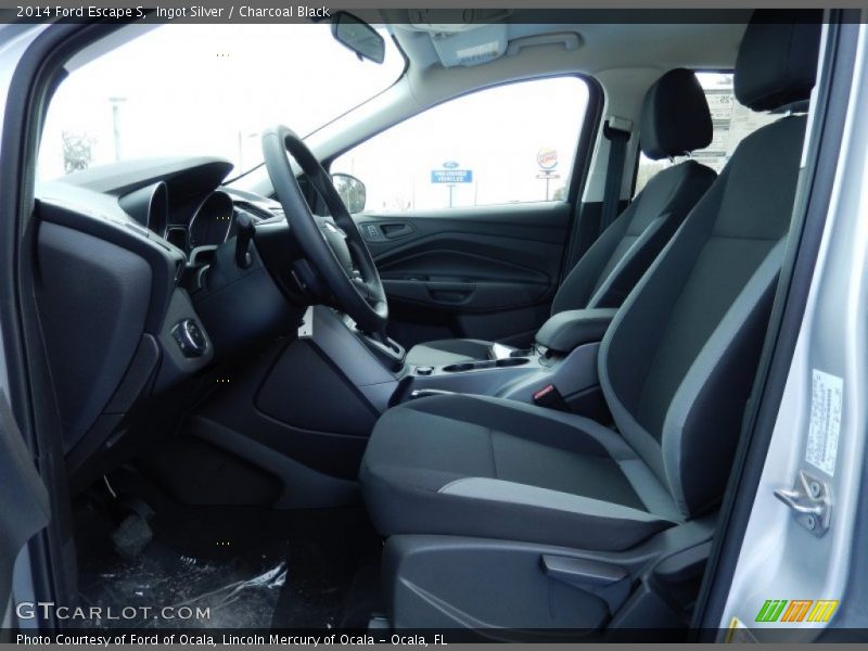 Ingot Silver / Charcoal Black 2014 Ford Escape S