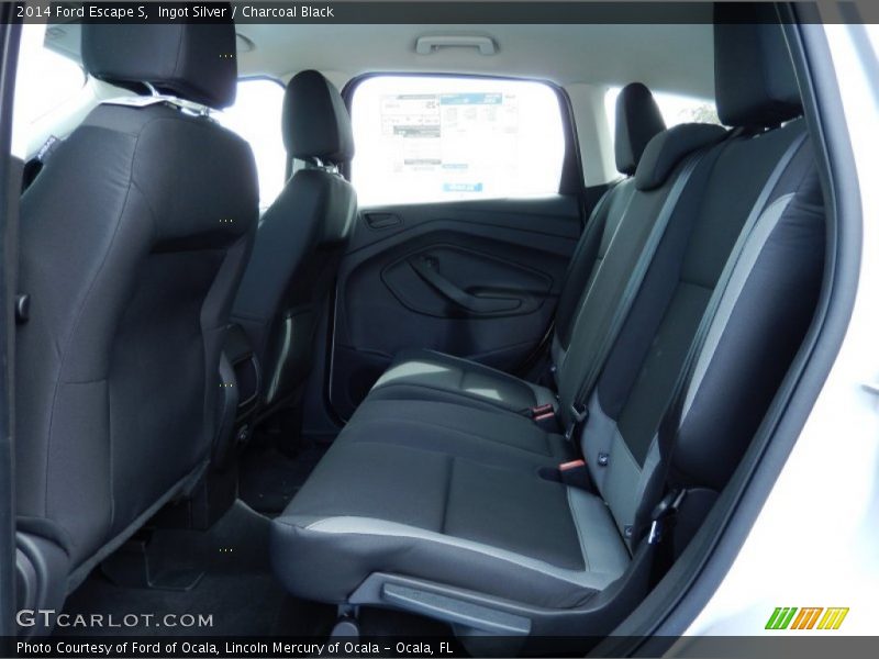 Ingot Silver / Charcoal Black 2014 Ford Escape S