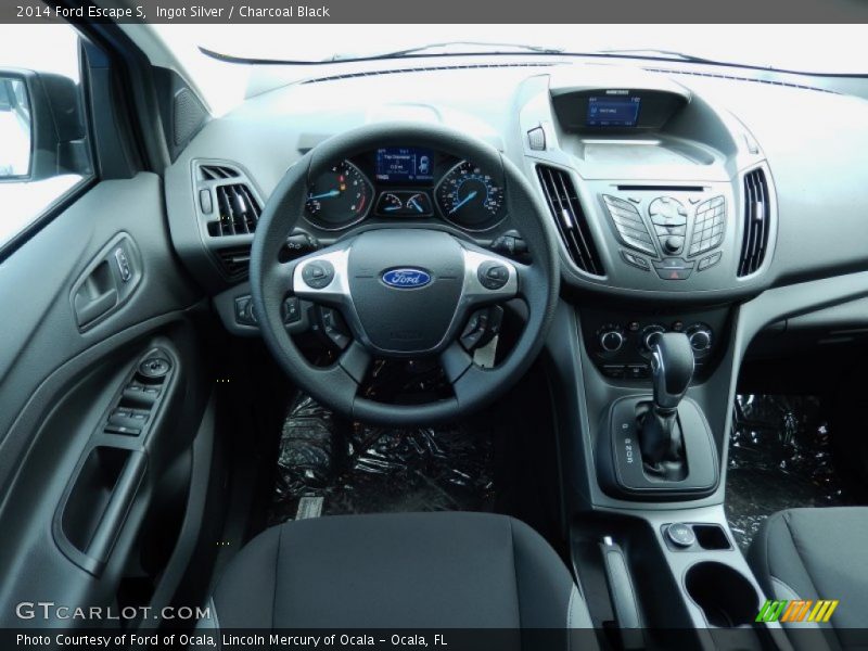 Ingot Silver / Charcoal Black 2014 Ford Escape S
