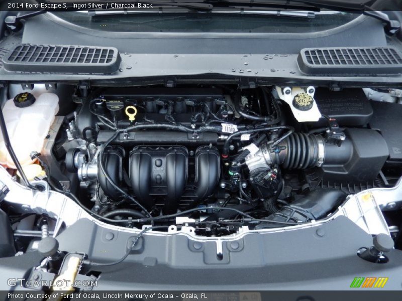 Ingot Silver / Charcoal Black 2014 Ford Escape S
