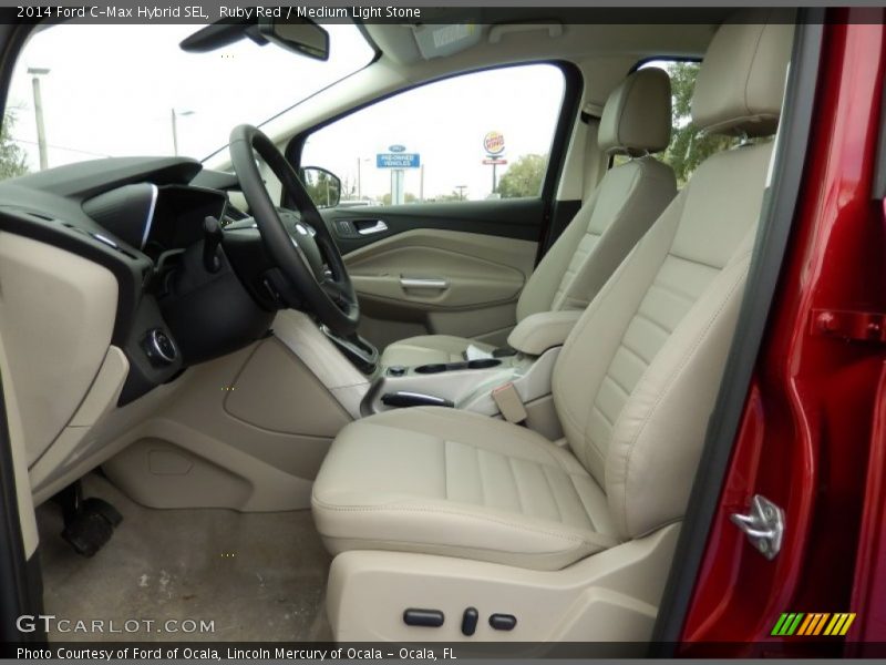  2014 C-Max Hybrid SEL Medium Light Stone Interior