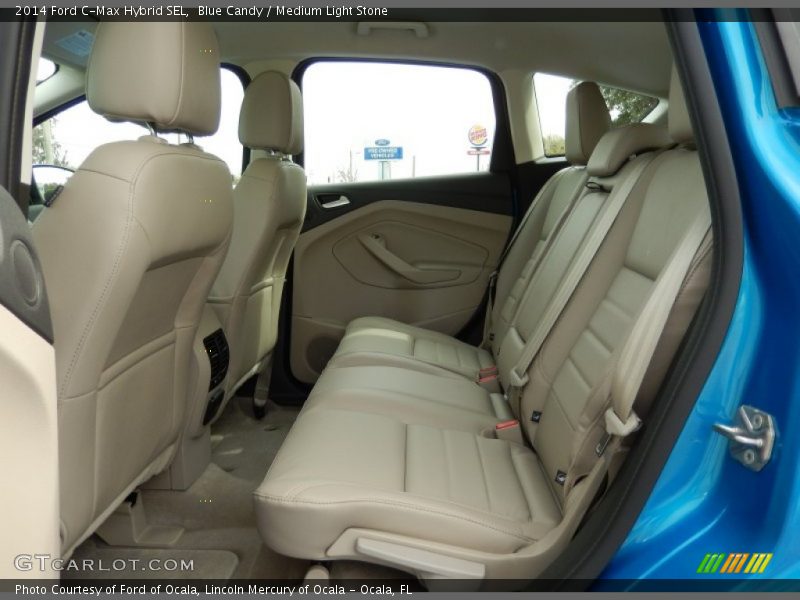 Rear Seat of 2014 C-Max Hybrid SEL
