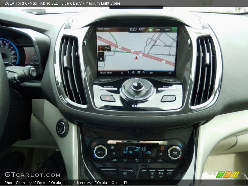Navigation of 2014 C-Max Hybrid SEL